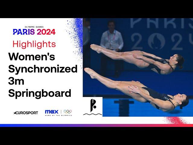 TEAM GB's FIRST PARIS MEDAL!  | Women's Synchronized 3m Springboard | Round 5 | #Paris2024