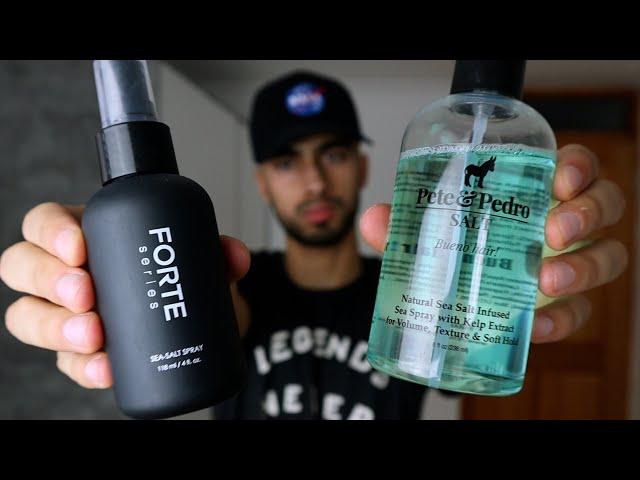 The BEST Sea Salt Spray For Men (Pete & Pedro vs Forte Series)