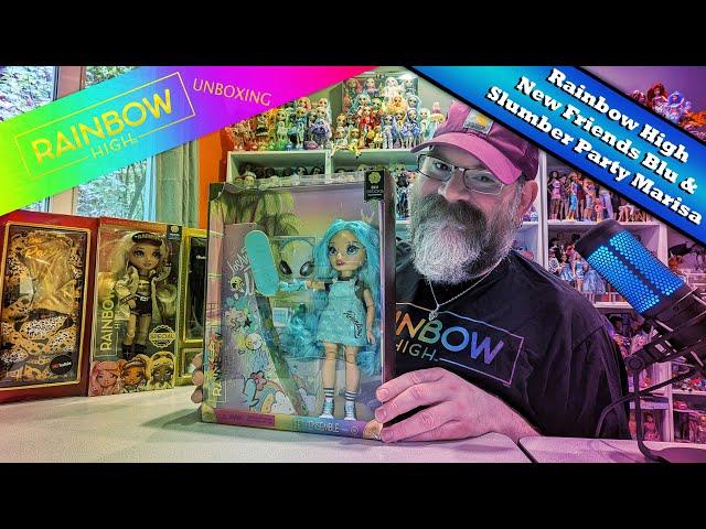 Rainbow High New Friends Blu Brooks and Slumber Party Marisa Golding Unboxing & Review