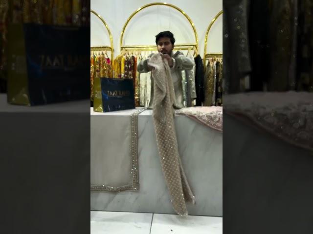 @sakshisindhi Long White Wedding Lehenga Suit Peach Color designer Wedding Maxi Dress +919888799315