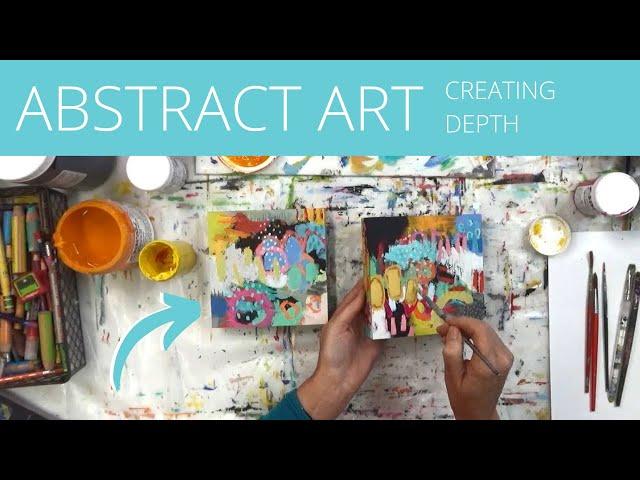 It's all about the layers! | Abstract Painting | Mixed Media