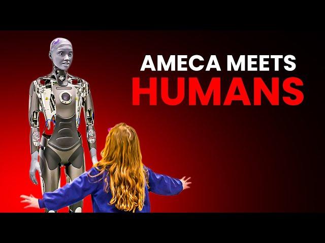 World’s Most Advanced Ai Robot Interacts with Humans! | Ameca Robot