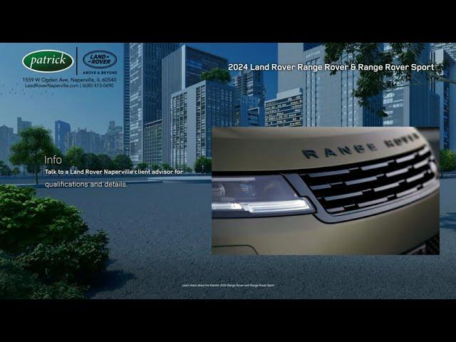 Electric 2024 Range Rover and Range Rover Sport | Land Rover Naperville | Naperville, IL.