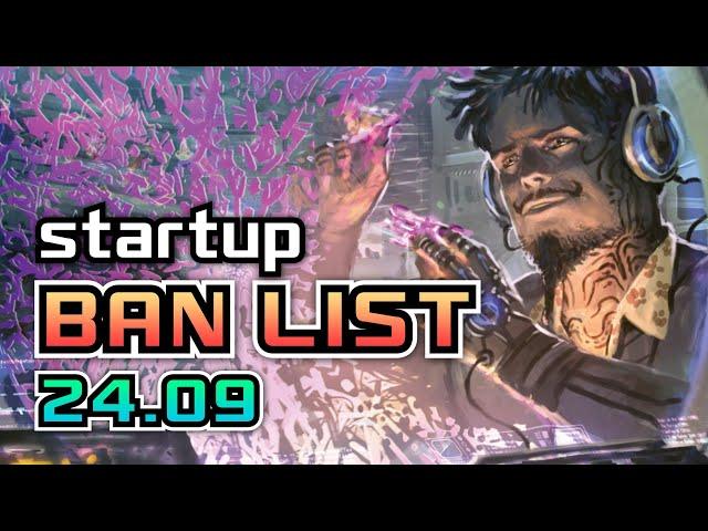 Startup Ban List 24.09 Recap - The Big Thaw - Android: Netrunner