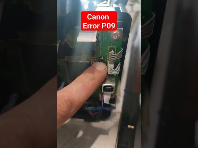 Printer Canon error P09