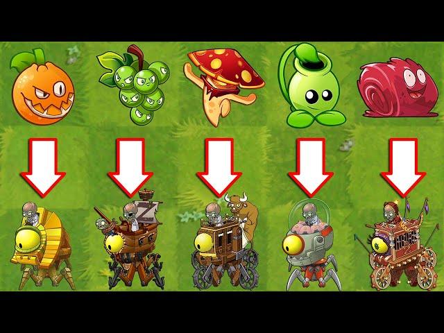 Plants Vs Zombies 2 Final Boss - Every RANDOM Plants Max Level Attack Pvz2 All Bosses Fight!