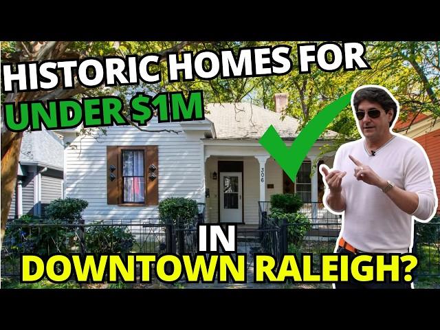 Homes For Sale in Raleigh NC | You Can OWN This HISTORIC Home Downtown