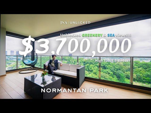 Rare High Floor 5-Bedroom Unit with Unblocked Sea & Greenery Views | Kent Ridge | Spacious & Private