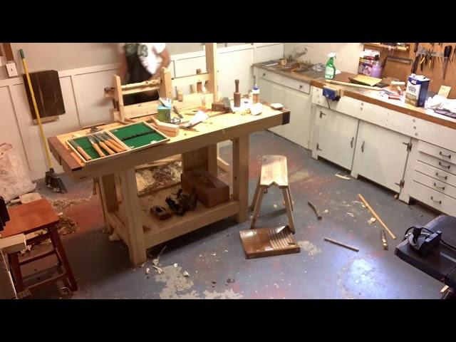 Oddly Satisfying Workshop Cleanup | Hand Tool Woodworking