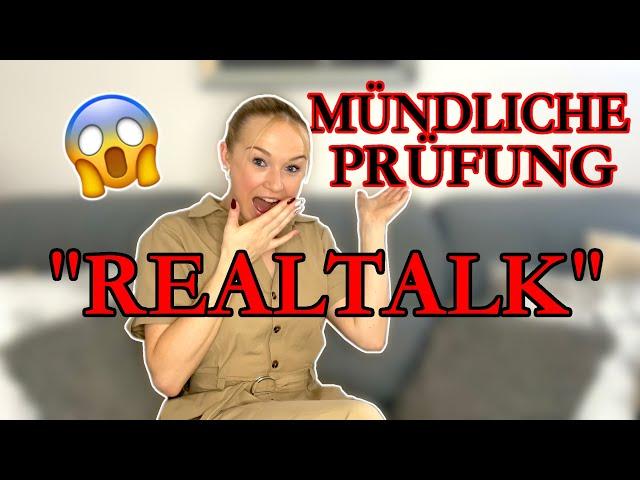 MÜNDLICHE PRÜFUNG - 1. STAATSEXAMEN - REALTALK #staatsexamen #jura #studium