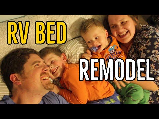 RV Bed Remodel: Queen to King Size | Fixing RV Water Pump | Replacing Water Damaged Flooring in RV