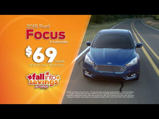 2018 Ford Focus Lease - September 2018