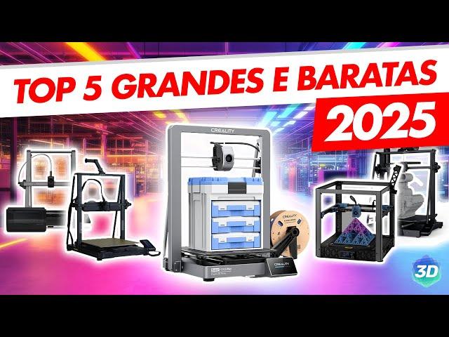 [2025] 5 Best LARGE and CHEAP 3D Printers for you to have