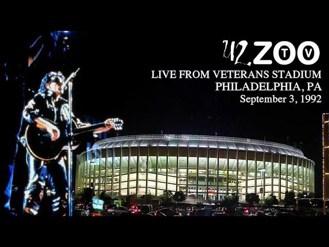 U2 ZOO TV TOUR live from Veterans Stadium / Philadelphia Sep 3, 1992 Enhanced audio full concert