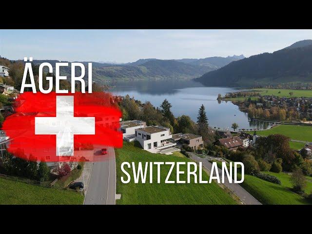 Ägeri - Switzerland - Drone Flight 4K