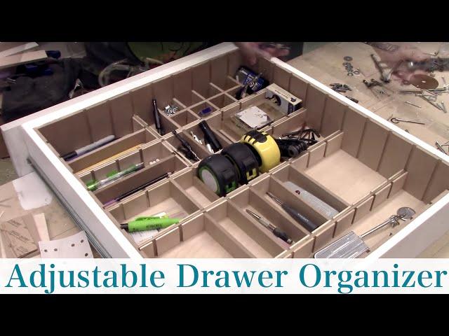 Adjustable Drawer Storage Organizer
