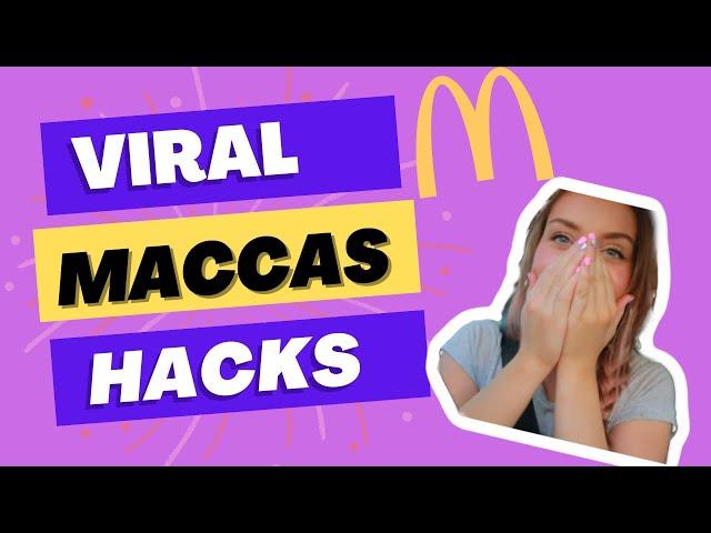 VIRAL MCDONALDS HACKS