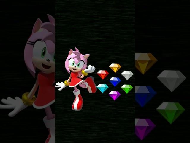 Sonic the hedgehog + Chaos Emeralds #shorts