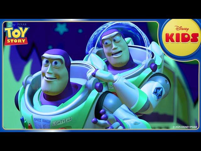 Fun Buzz Lightyear Moments ‍ | Pixar's Toy Story | @disneykids​