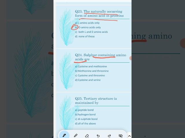 Chemistry of Protein MCQ 8 #protein #aminoacids #peptides #biochemistry