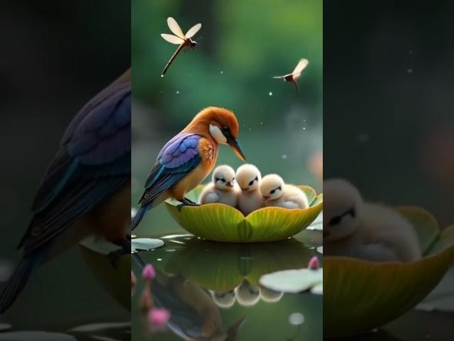 beautiful birds in wild life