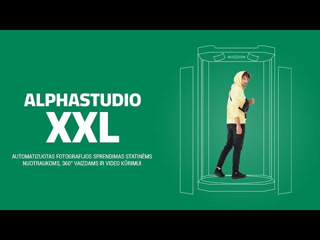 Alphastudio XXL Orbitvu automatines foto studijos produktų fotografavimui