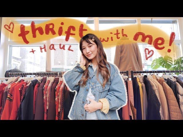 come thrifting with me in london! + try on haul