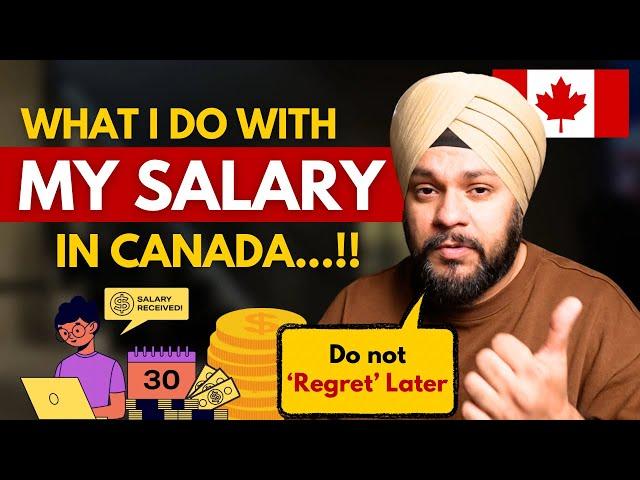 What I do with my Salary in Canada...? | My Payday Routine!  | Gursahib Singh Canada