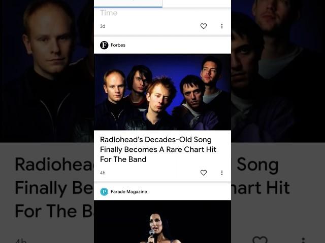 Radiohead's Decades -Old song Finally becomes a rare chart Hit for the Band