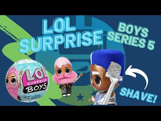 LOL Surprise Boys Series 5 Full Box Unboxing | The Upside Down Robot