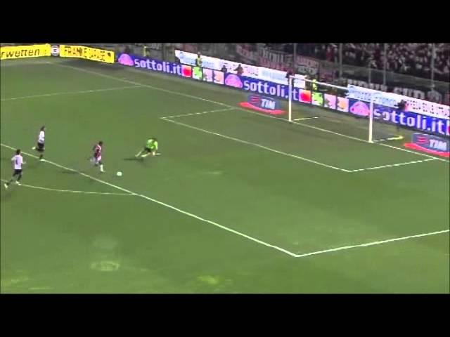 Gol di Urby Emanuelson in Parma - Milan 0 - 2 - Serie A TIM 2011-2012 - 28° Giornata - 17/03/2012