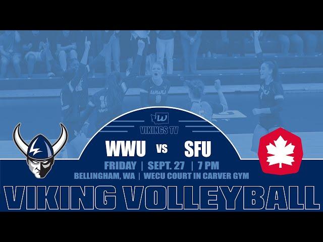 VB | WWU vs. Simon Fraser (9/27/24, 7 PM)