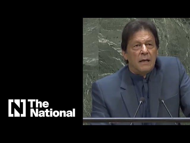 Imran Khan warns of nuclear war during UNGA speech