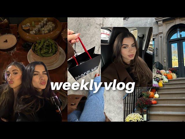 WEEKLY VLOG: dinn w/ sam, nyc events, work outs + more