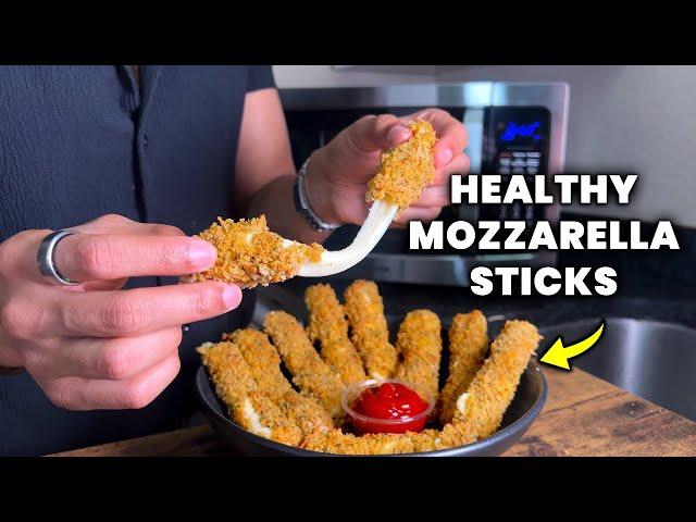 LOW CALORIE Mozzarella Sticks Made In Toshiba 4-in-1 Air Fryer Microwave