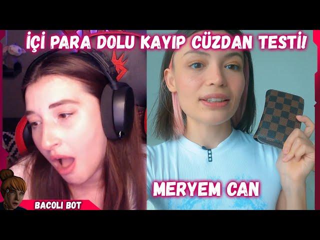 Pqueen - "TAKİP CİHAZI İLE İÇİ PARA DOLU KAYIP CÜZDAN TESTİ!" İzliyor (Meryem Can)