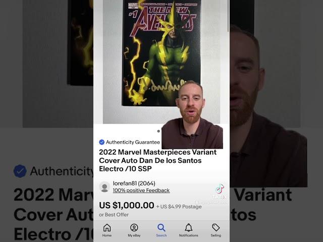 2022 Marvel Masterpieces Sales #marvelcards