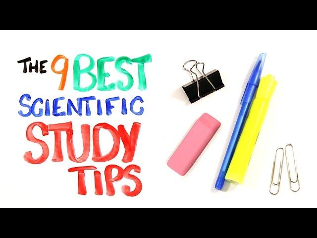 The 9 BEST Scientific Study Tips