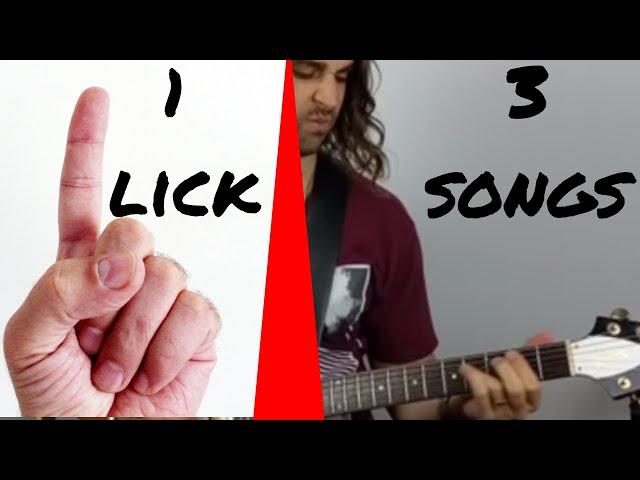 Learn 1 Easy Lick & Play 3 Lead Guitar Songs (For Beginners)