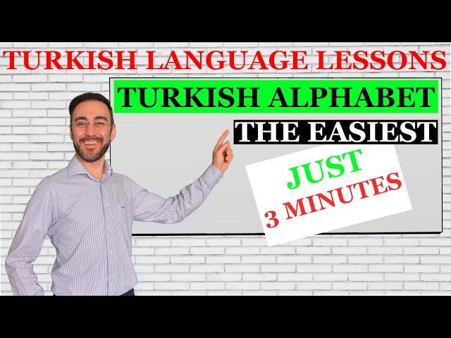 3 Min - Turkish Language Lessons For Beginners - Turkish Alphabet