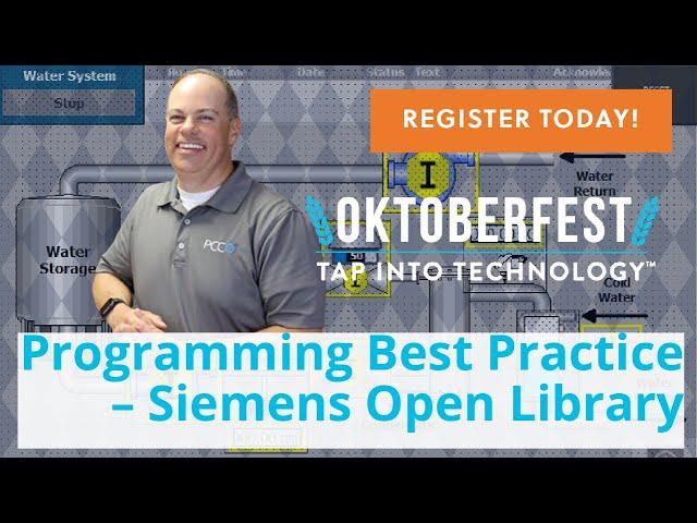 Programming Best Practices - Siemens Open Library | PCC's Oktoberfest 2022