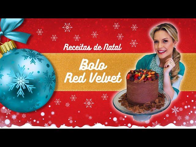 Bolo Red Velvet para o Natal!