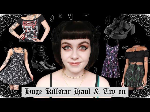 HUGE KILLSTAR HAUL & TRY ON | Gothic Alternative Clothing | Summer Goth Clothing & Shoes