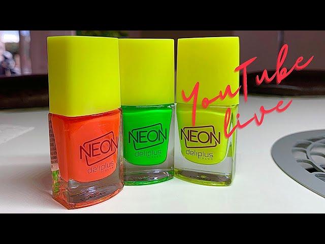 Swatching NEONS by DELIPLUS from Mercadona