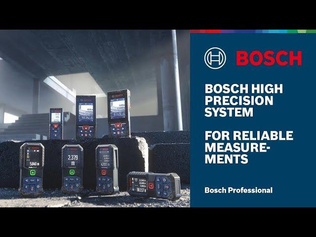 Reliable measurements with the Bosch High Precision System