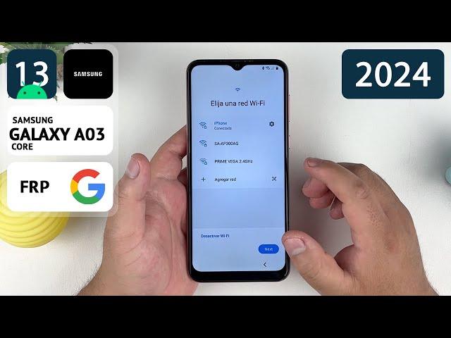 Eliminar Cuenta de Google Samsung Galaxy A03 Core | Android 13 | Actualizado 2024