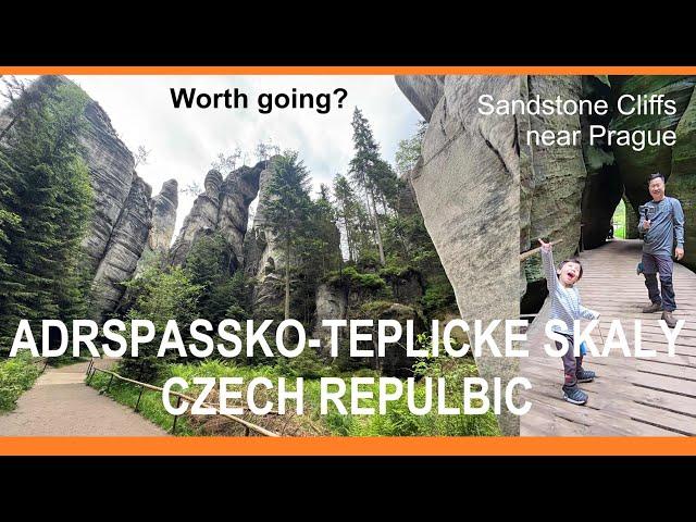 Adrspassko Teplicke Skaly | Sandstones Cliffs Czech Republic | Near Prague | Europe Road Trip [EP 7]