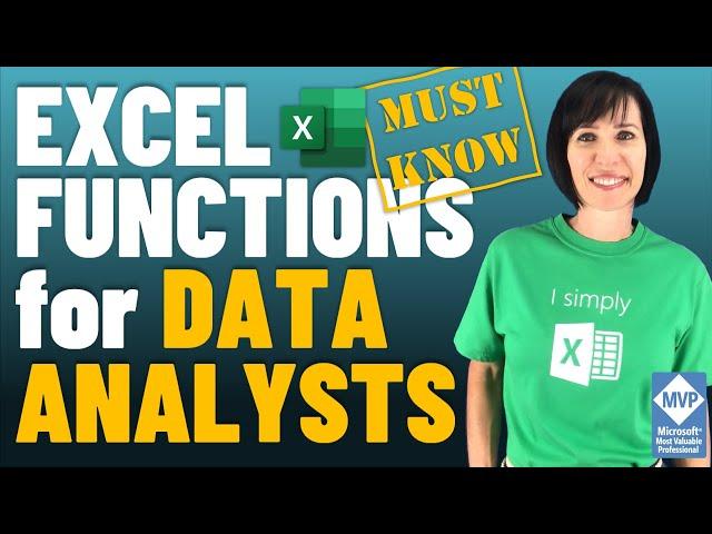 Top Excel Functions for Data Analysts & What NOT to Waste Time Learning