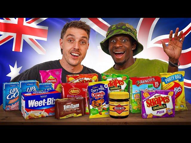 TRYING AUSTRALIAN SNACKS FOR THE FIRST TIME!