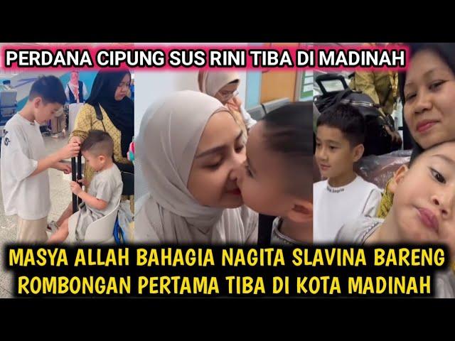 BAHAGIA BANGET NAGITA DAN ROMBONGAN PERTAMA UMROH TIBA KOTA MADINAH